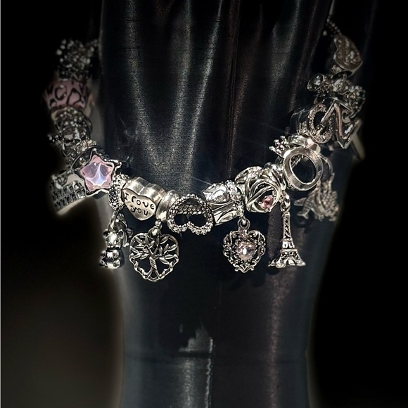Jewelry - Elegant Silver Charm Bracelet